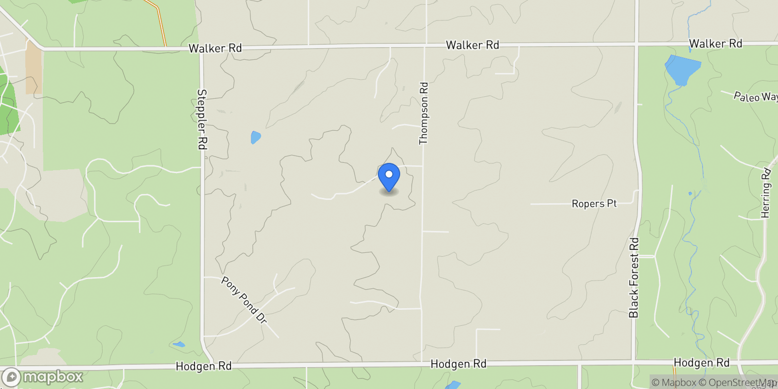 Map showing 5771 Windridge Pt, Colorado Springs, Colorado, United States.