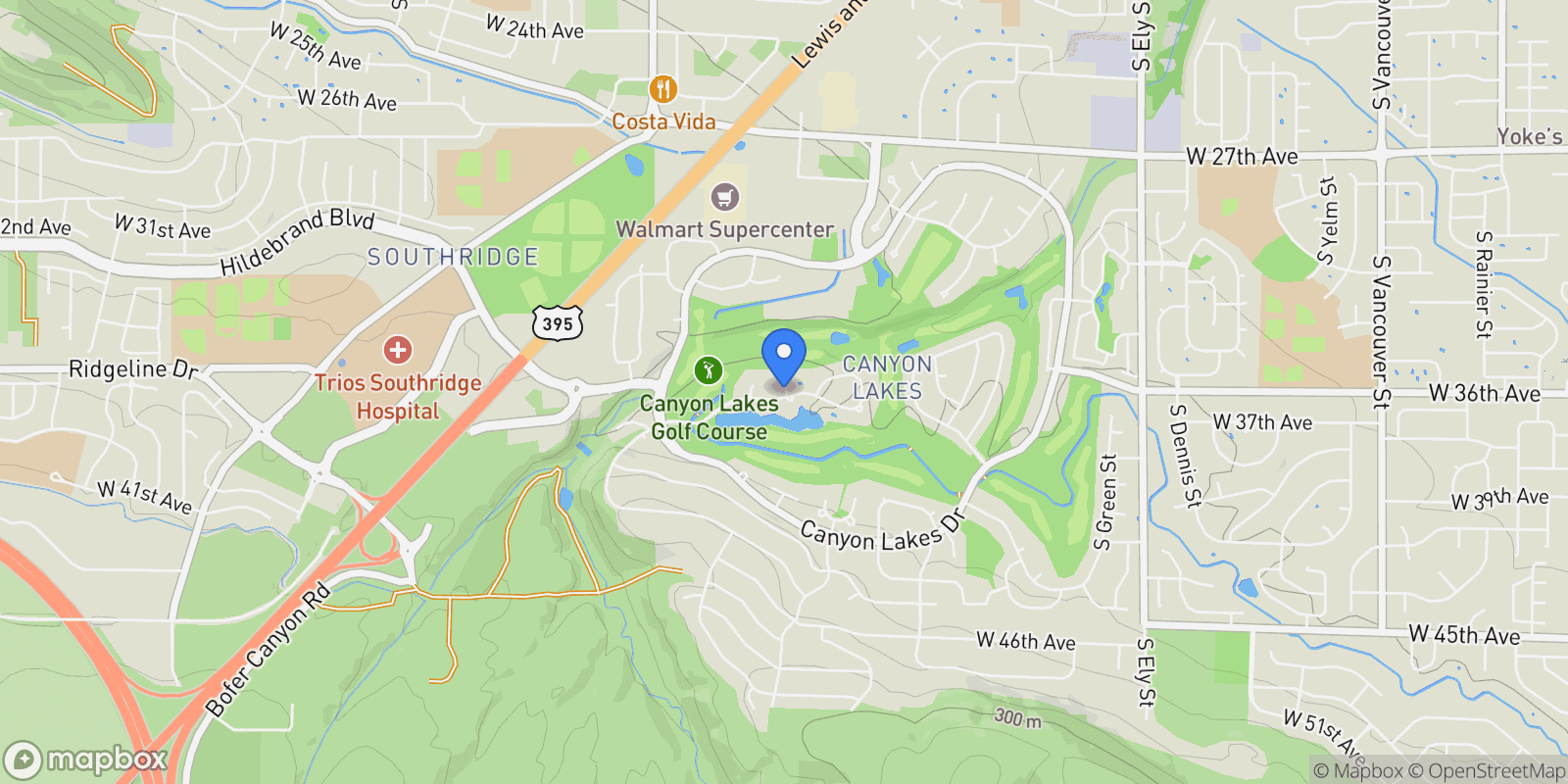 Map showing 3501 S Quillan Ct, Kennewick, WA 99337, Kennewick, Washington, United States.