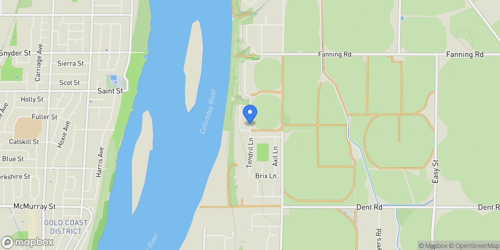 Map showing 11804 Cordon Crest Court, Pasco, WA 99301, Pasco, Washington, United States.