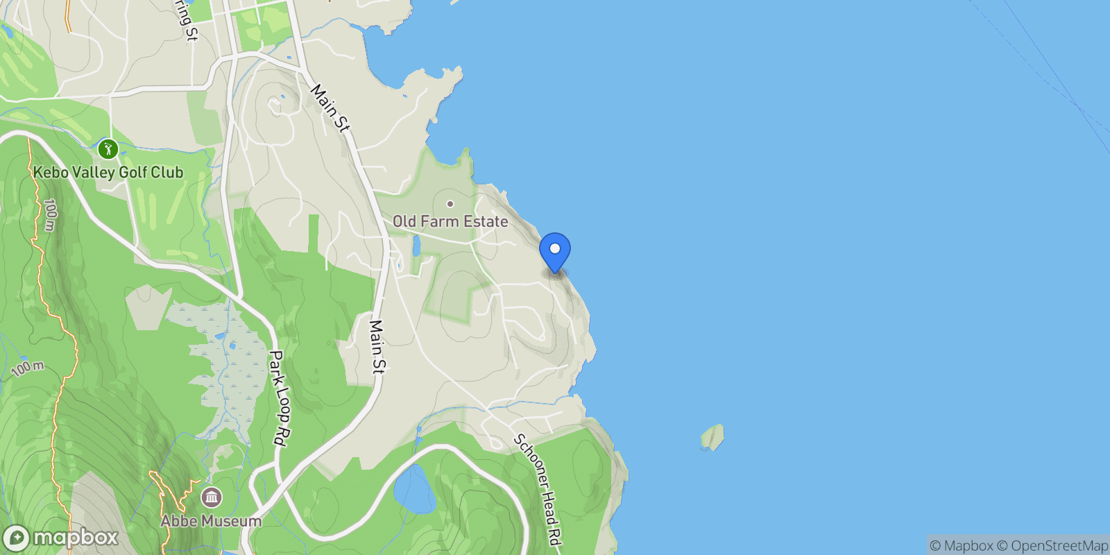 Map showing 62 Sols Cliff Road, Bar Harbor, ME 04609, Bar Harbor, Maine, United States.