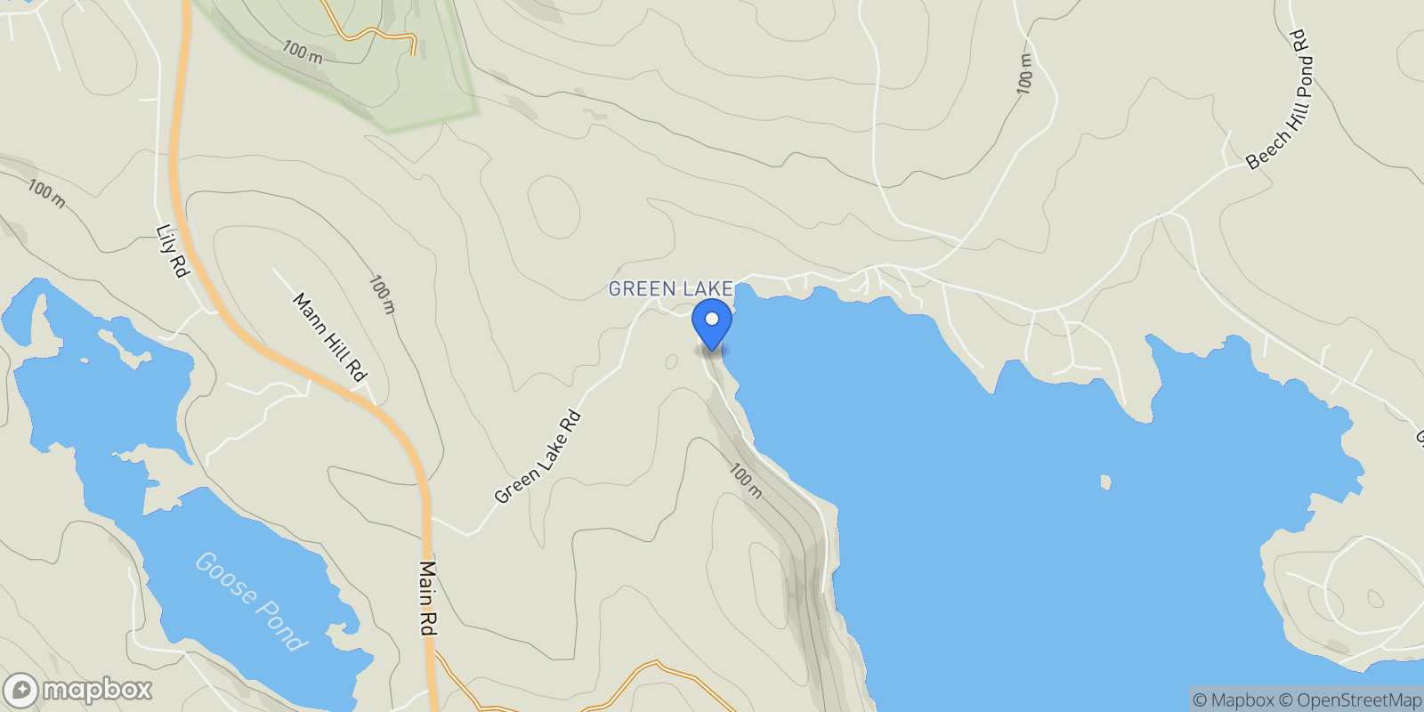 Map showing 52 Shore Path, Dedham, ME 04429, Trenton, Maine, United States.