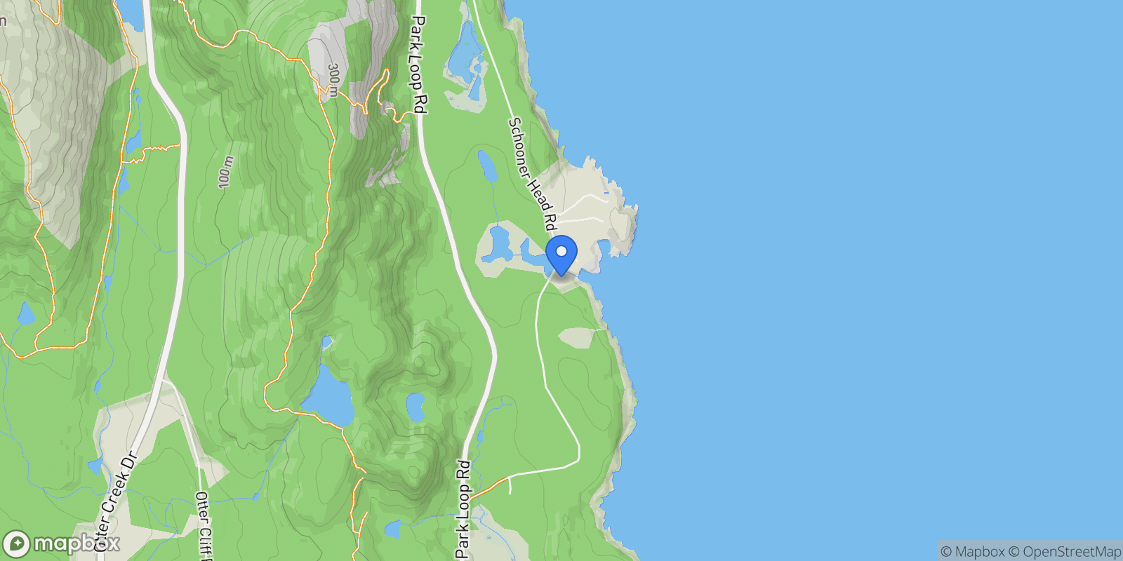 Map showing 472 Schooner Head Road, Bar Harbor, ME 04609, Bar Harbor, Maine, United States.