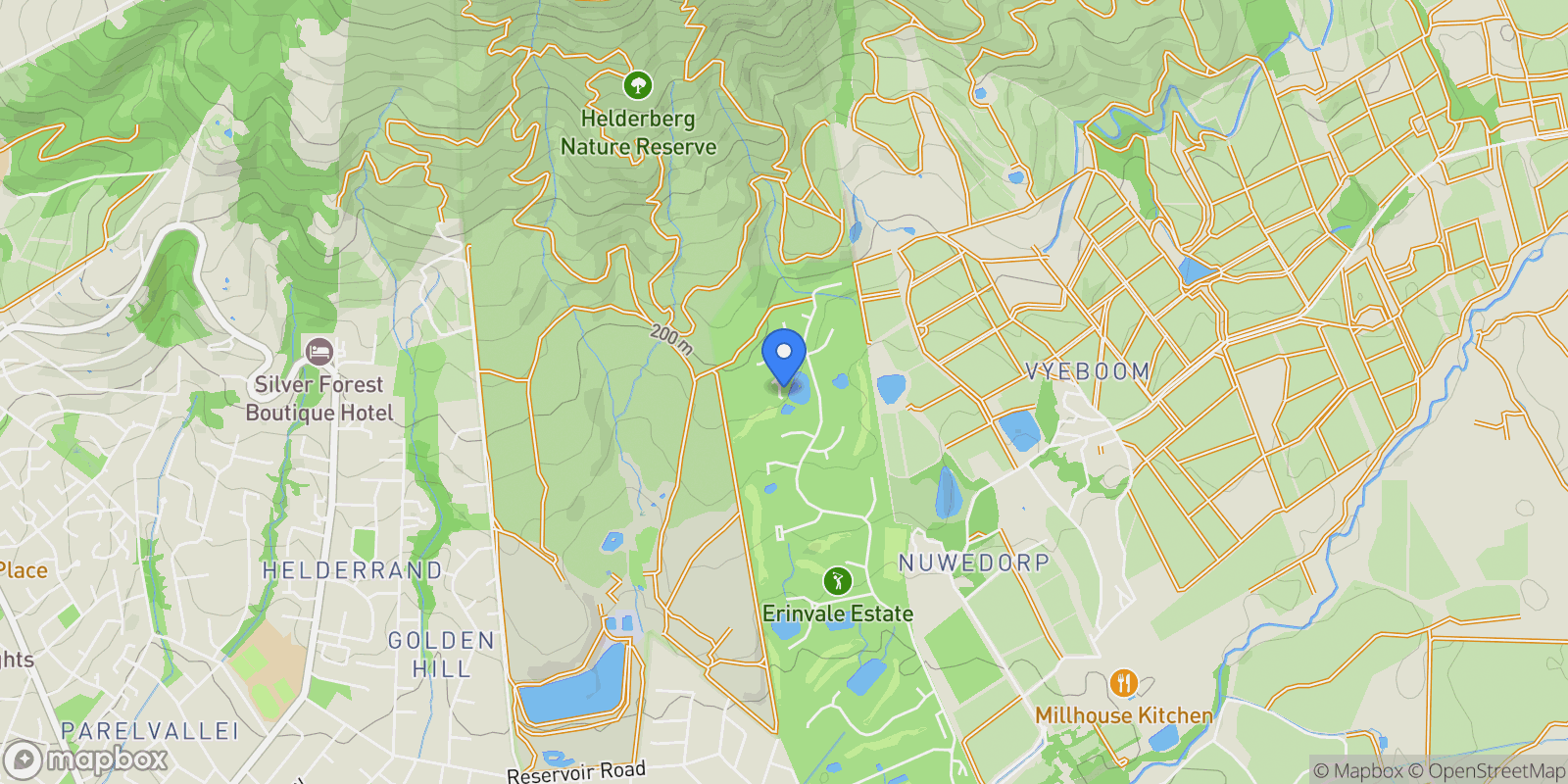 Map showing South Africa, Western Cape, Somerset West, Peregrine Place, 7, Cape Town, Western Cape, South Africa.