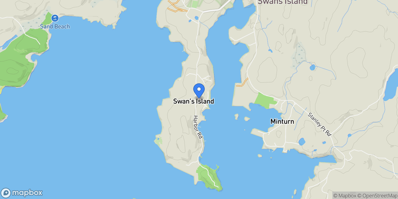 Map showing 11 Steamboat Hill Road, Swans Island, ME 04685, Swans Island, Maine, United States.
