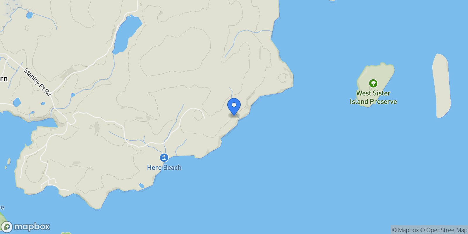 Map showing 360 Red Point Road, Swans Island, ME 04685, Swans Island, Maine, United States.