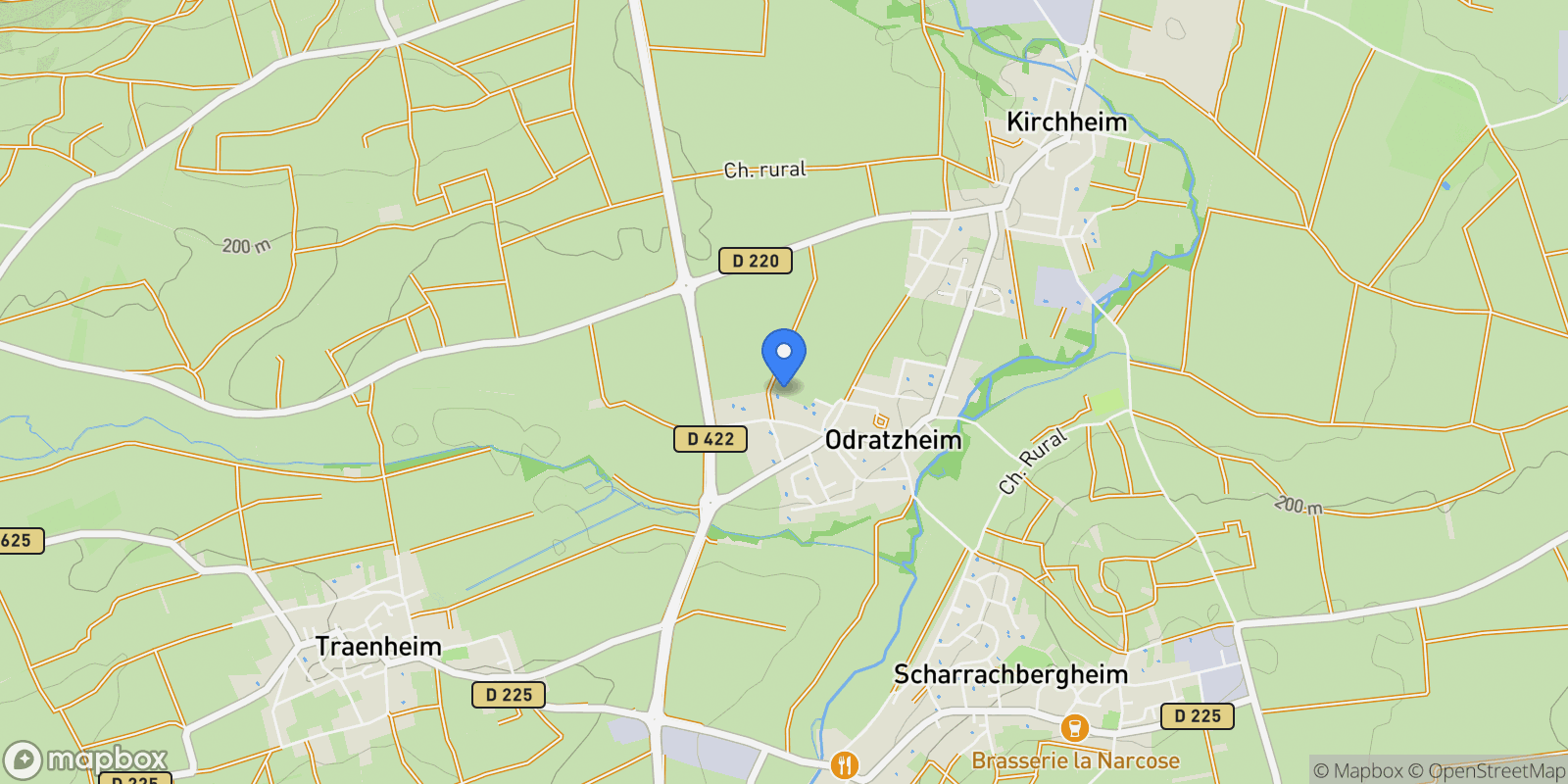 Map showing Odratzheim, Odratzheim, Odratzheim, Grand Est, France.
