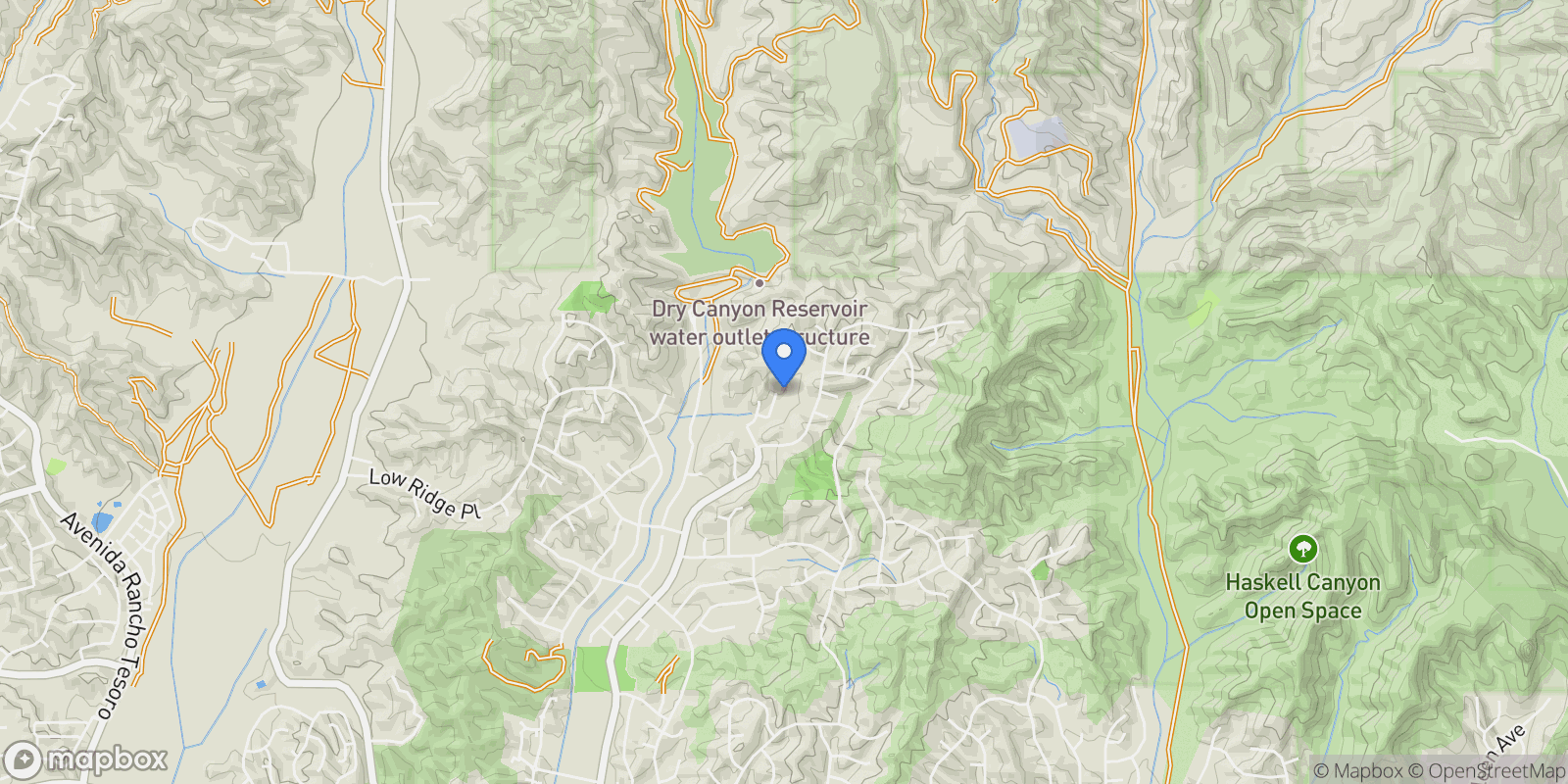 Map showing 29160 Harmony Way, Santa Clarita, California, United States.