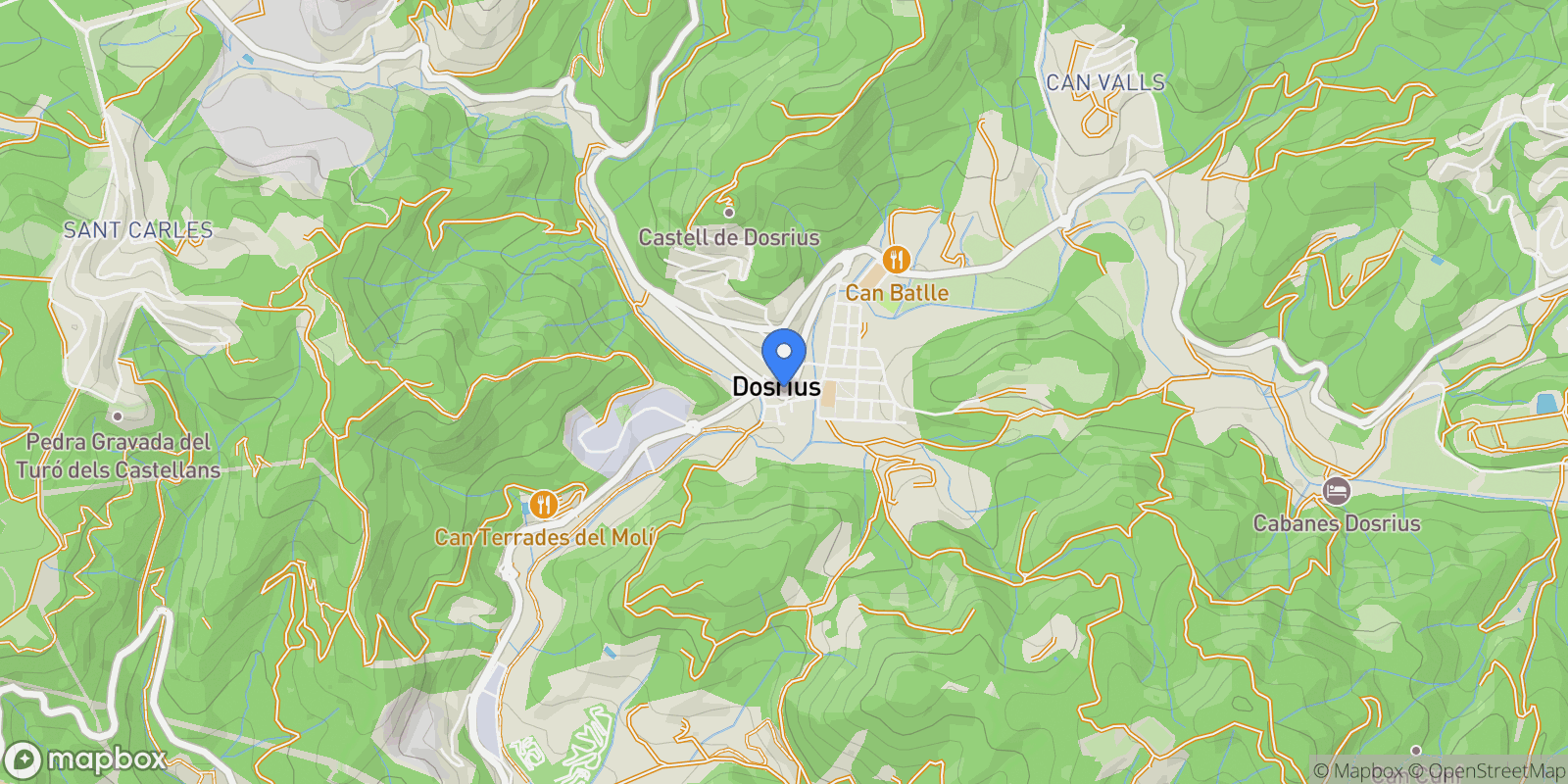Map showing 08319 Dosrius, Barcelona, Spain, Dosrius, Catalonia, Spain.