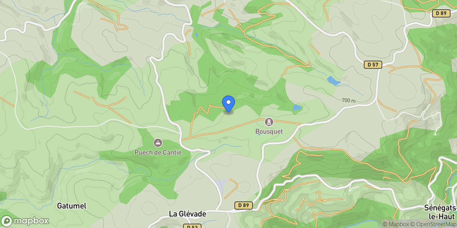 Map showing TARN, TARN, Saint-Pierre-de-Trivisy, Occitanie, France.