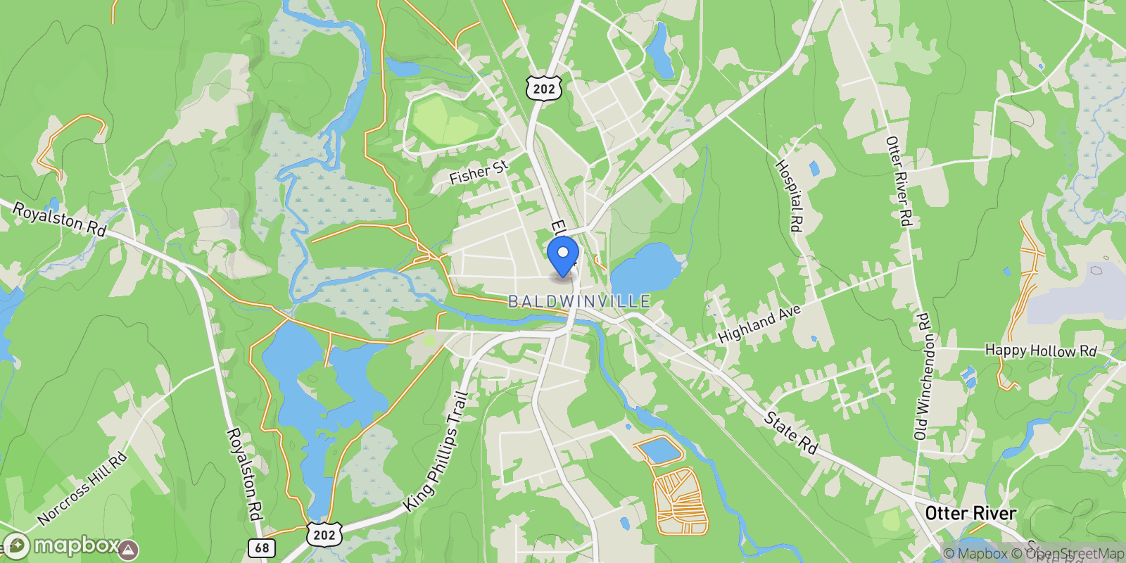 Map showing 10 Pleasant St, Templeton, MA 01468, Templeton, Massachusetts, United States.