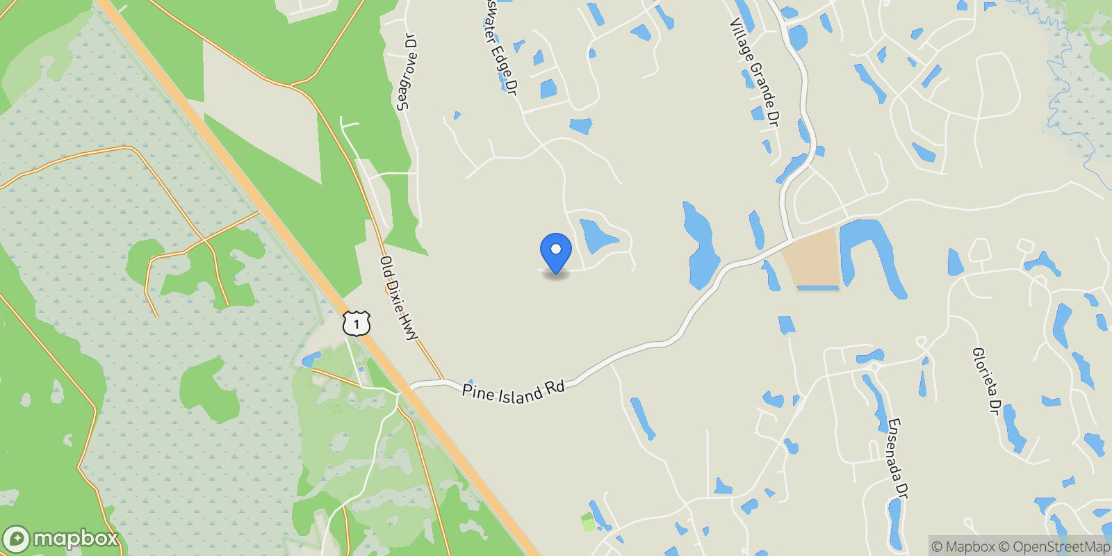 Map showing 117 Rainbow Trout Lane , Ponte Vedra, FL 32081, Jacksonville, Florida, United States.