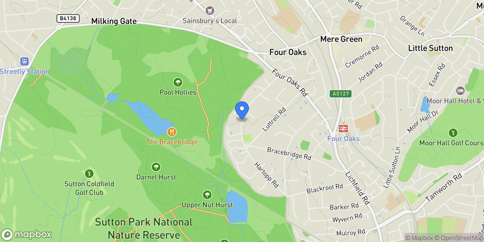 Map showing Birmingham, England, United Kingdom.