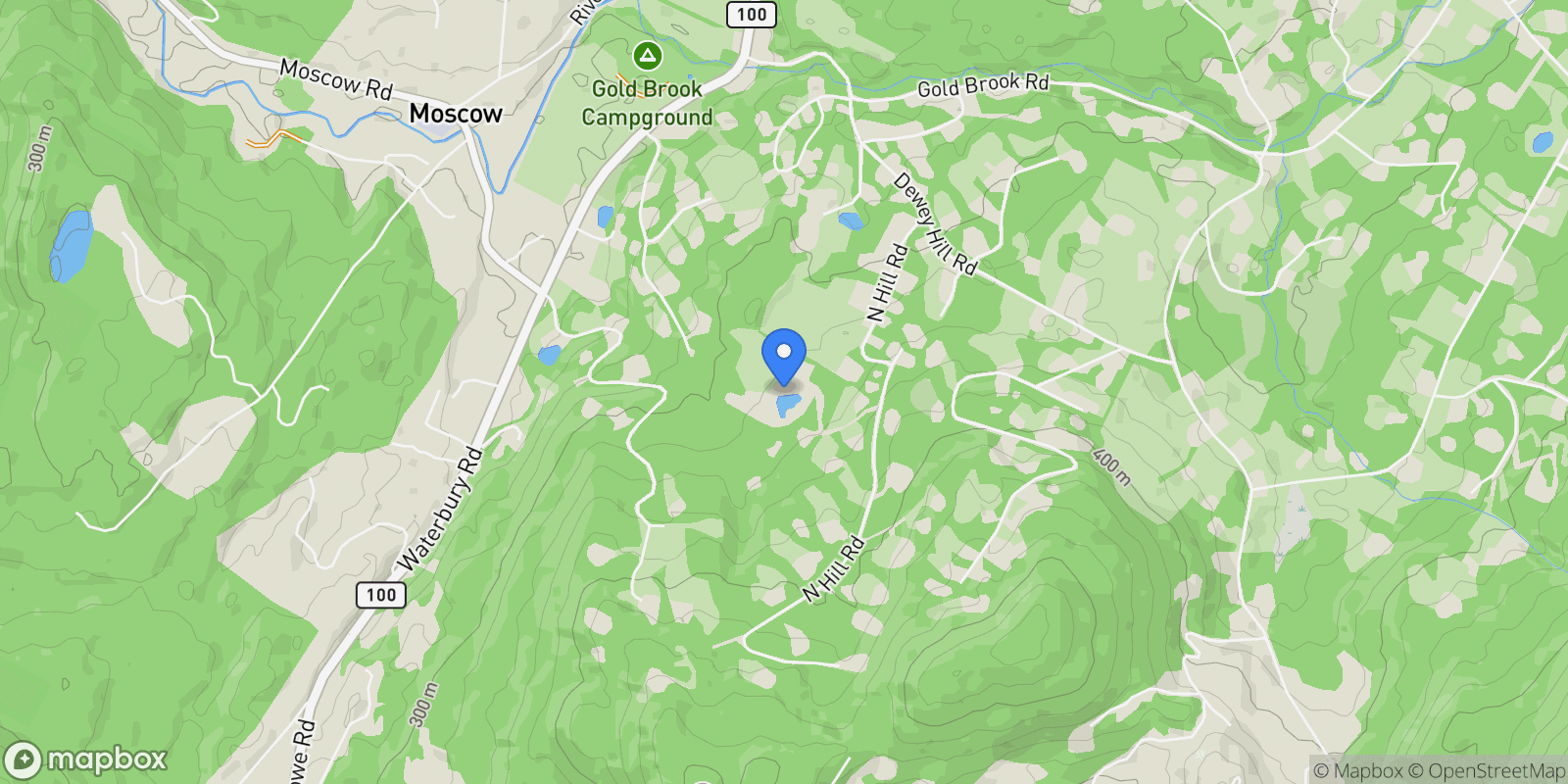 Map showing 230 Belle Vw, Stowe, VT 05672, Stowe, Vermont, United States.
