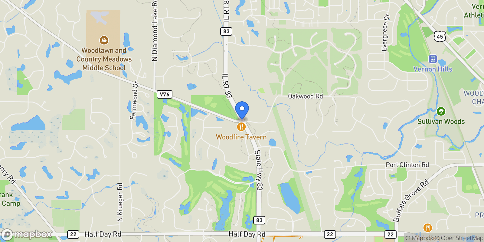 Map showing 0 N Gilmer Road, Hawthorn Woods, IL 60047, Long Grove, Illinois, United States.