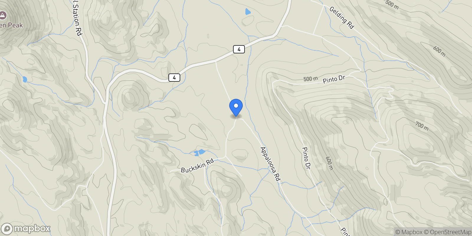 Map showing 514 Appaloosa Way #108, Angels Camp, California, United States.
