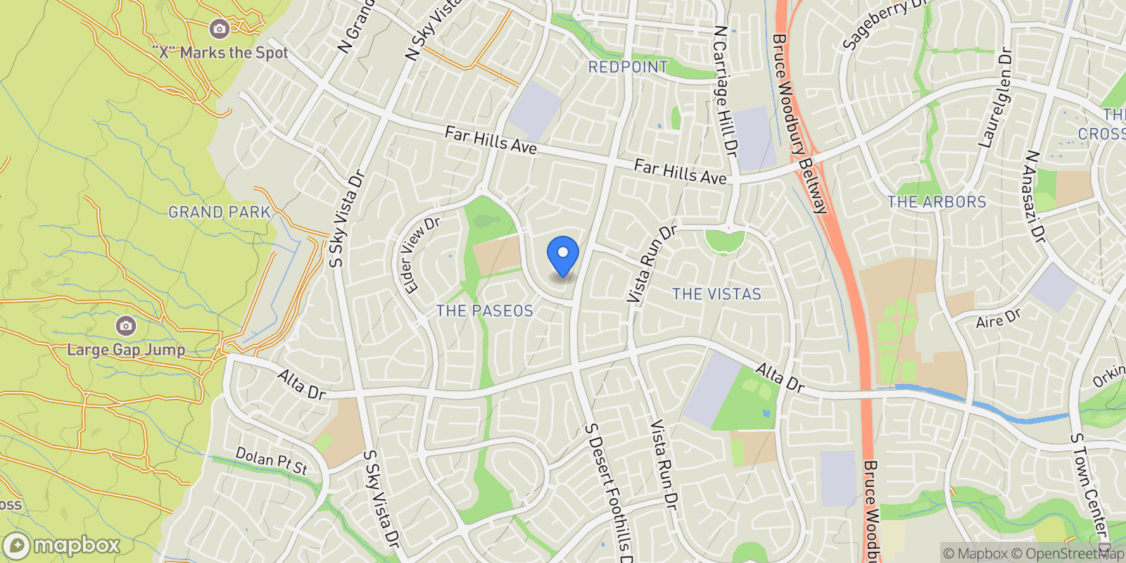 Map showing 363 Molinetto Street, Las Vegas, Nevada, United States.