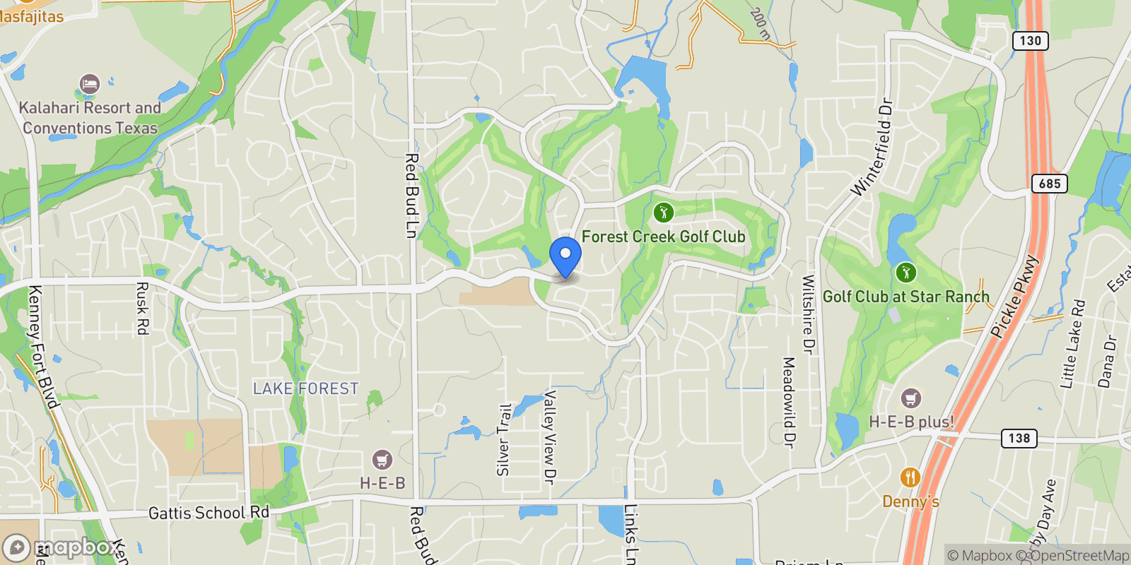 Map showing 3959 Lord Byron CIR, Round Rock, Texas, United States.