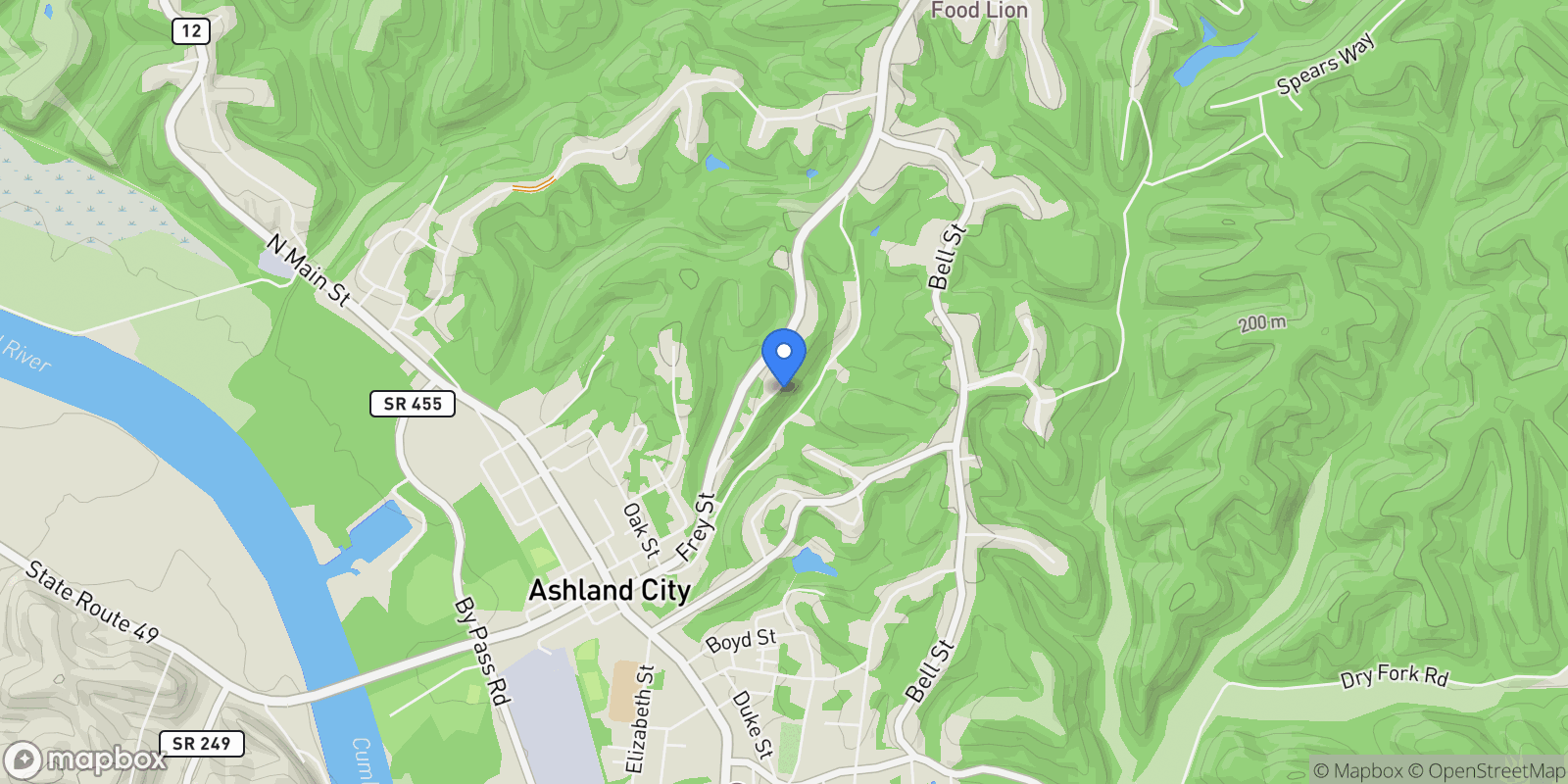 Map showing 404 Van Hook Dr, Pegram, Tennessee, United States.