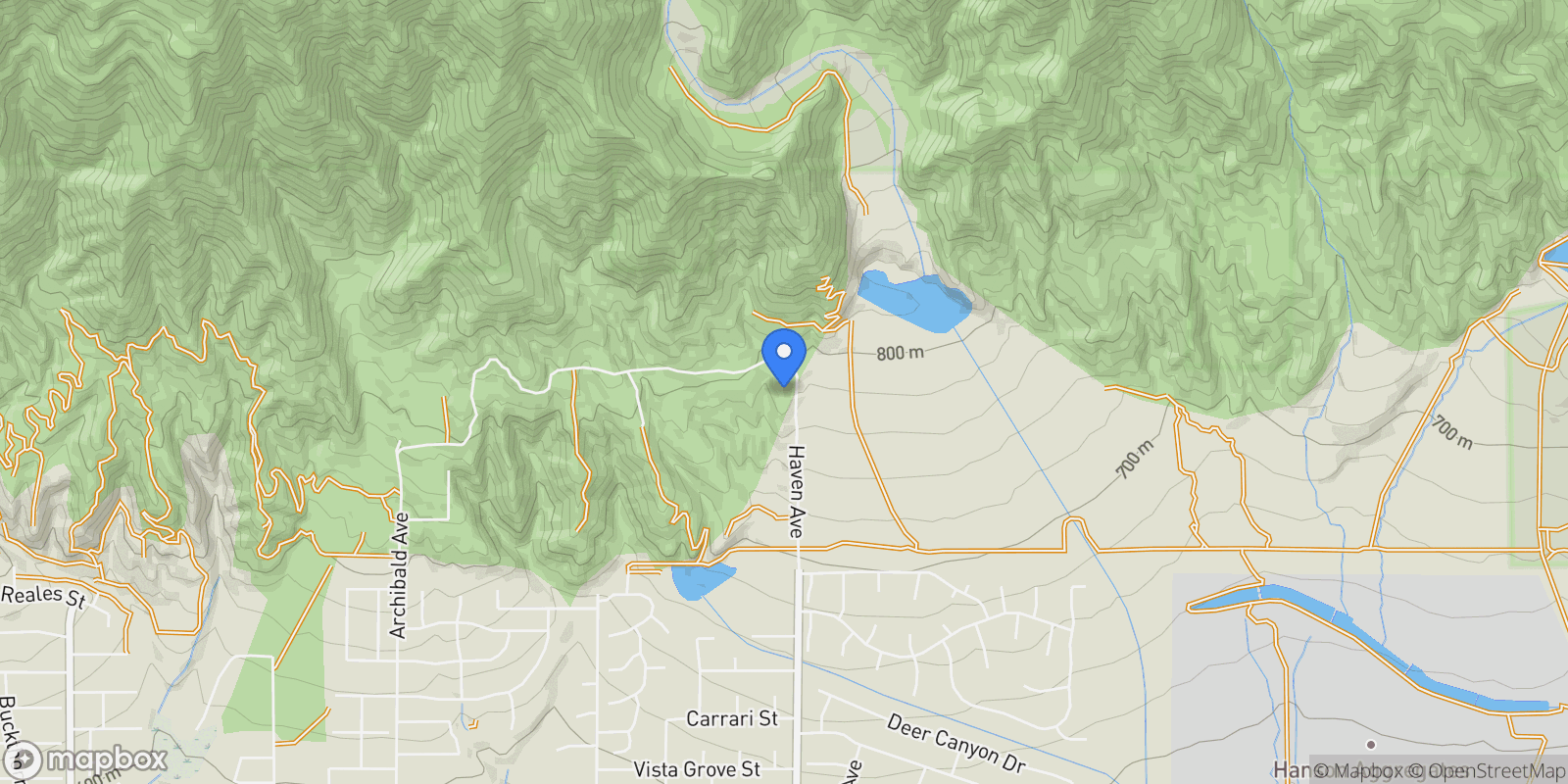 Map showing 0 Haven, Rancho Cucamonga, CA 91737, Rancho Cucamonga, CA, United States.