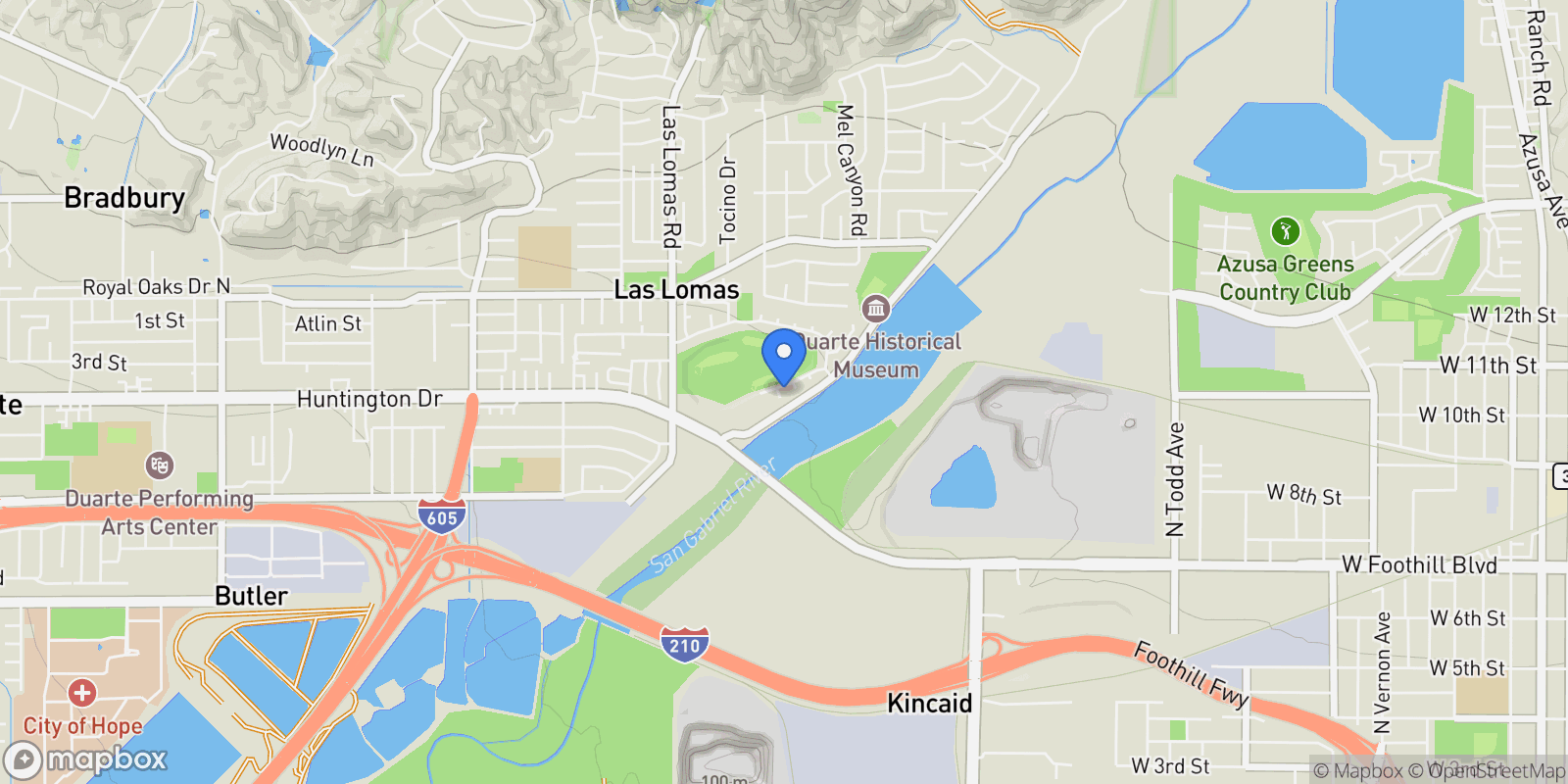 Map showing 903 Paseo Grande Circle, Duarte, CA 91010, Duarte, California, United States.