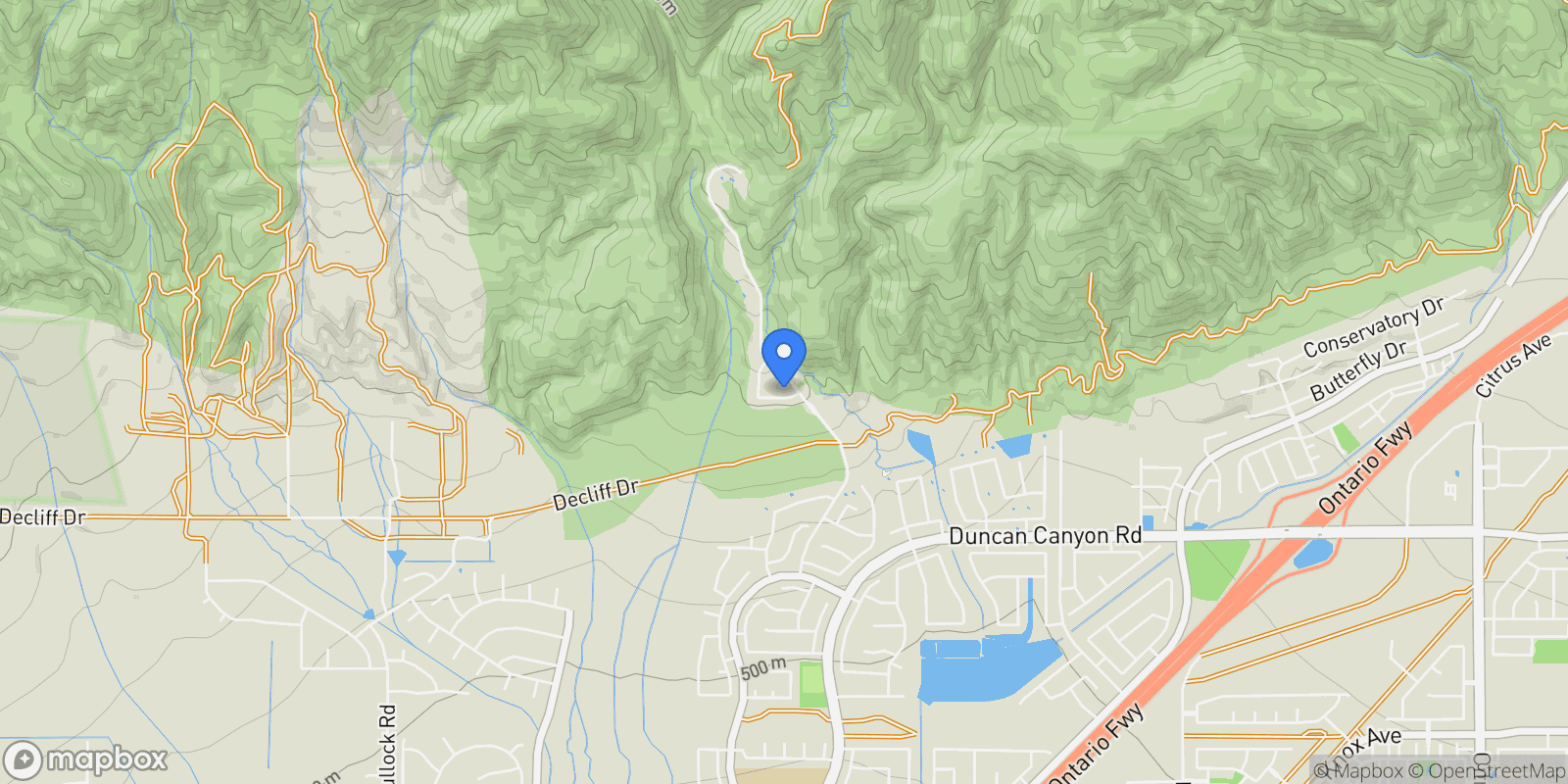 Map showing 14668 Stageline Lane, Fontana, CA 92336, Fontana, California, United States.