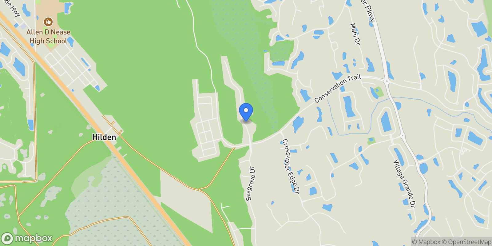 Map showing 178 Palm Crest Drive , Ponte Vedra, FL 32081, Jacksonville, Florida, United States.