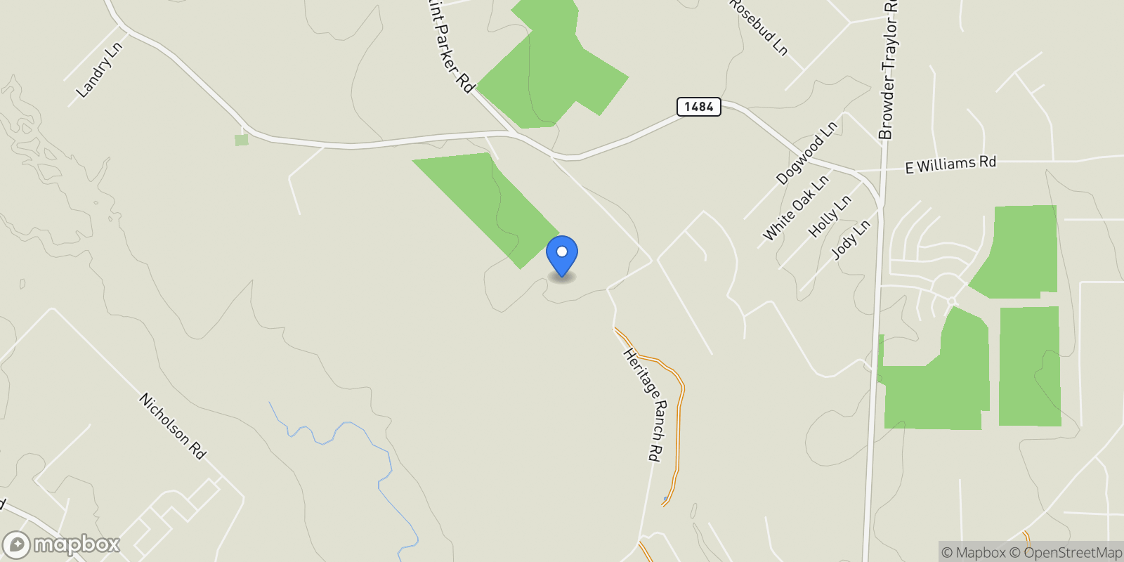Map showing 11053 Heritage Ranch Road, Conroe, TX 77303, Conroe, Texas, United States.