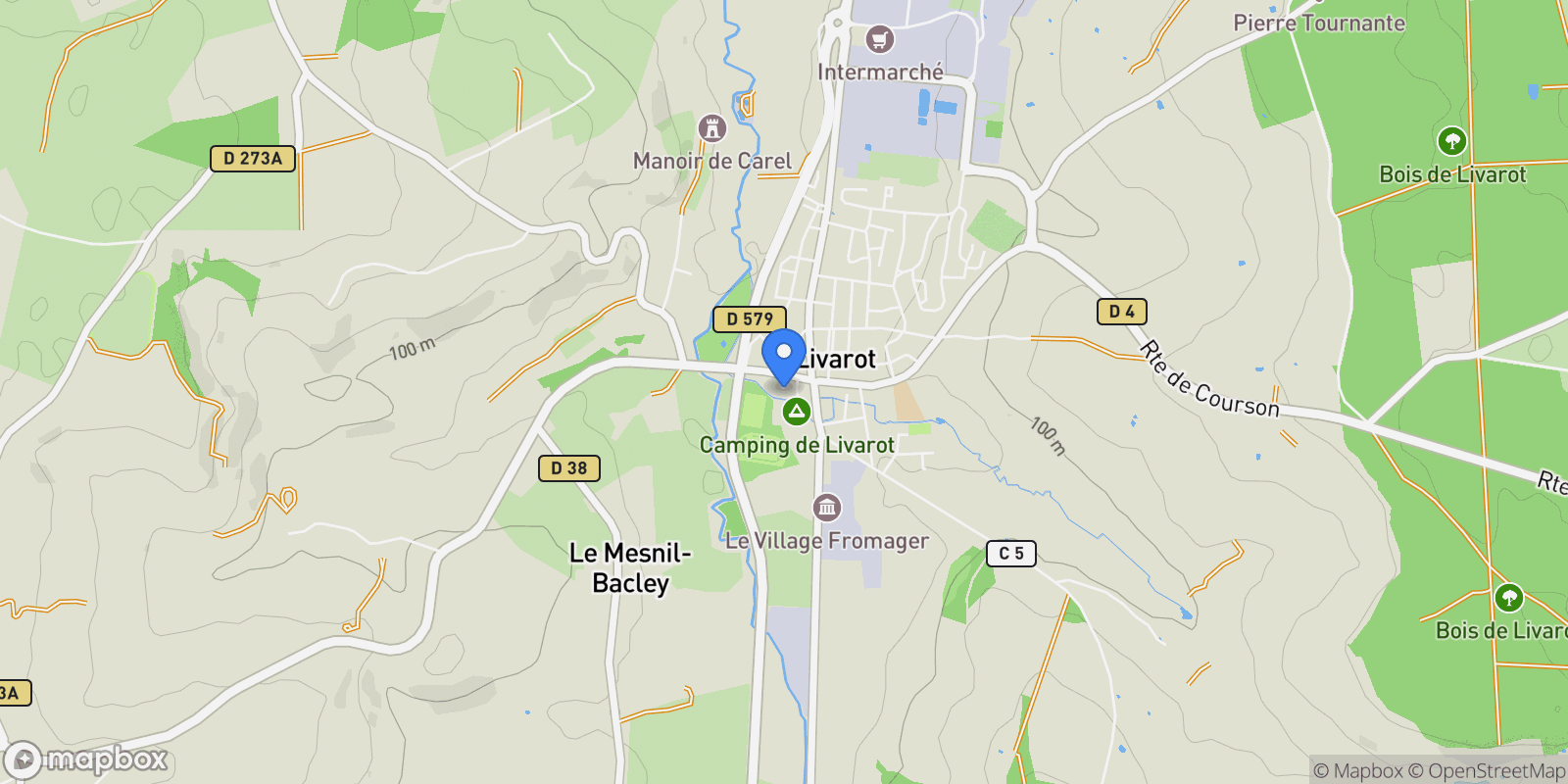 Map showing Livarot-Pays-d'Auge, Livarot-Pays-d'Auge, Livarot-Pays-d'Auge, Normandy, France.