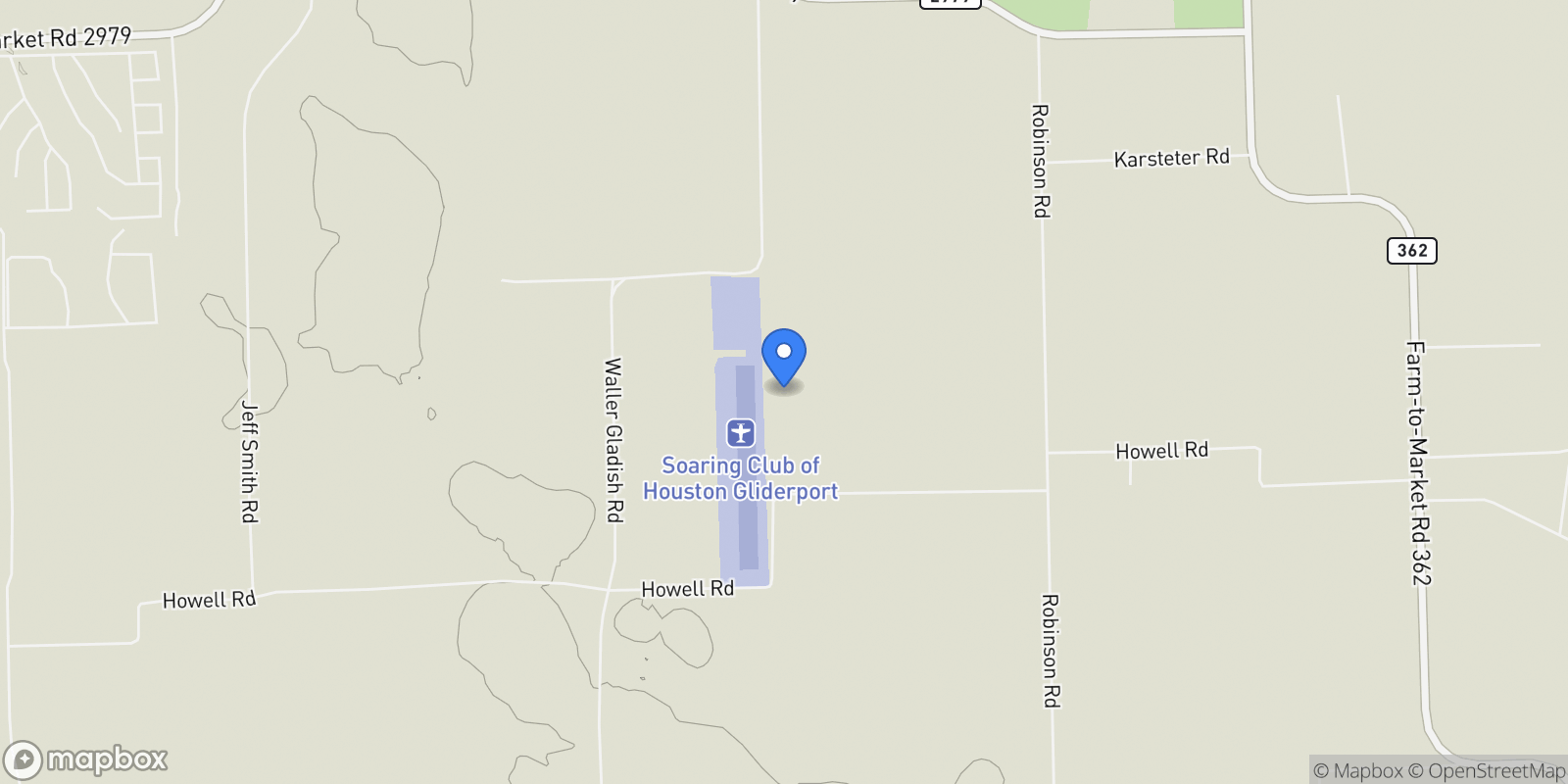 Map showing 34334 Howell Road, Waller, TX 77484, Waller, Texas, United States.