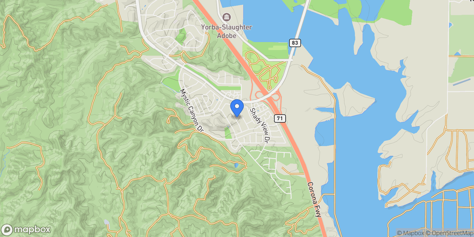 Map showing 17929 Paseo Del Sol, Chino Hills, California, United States.