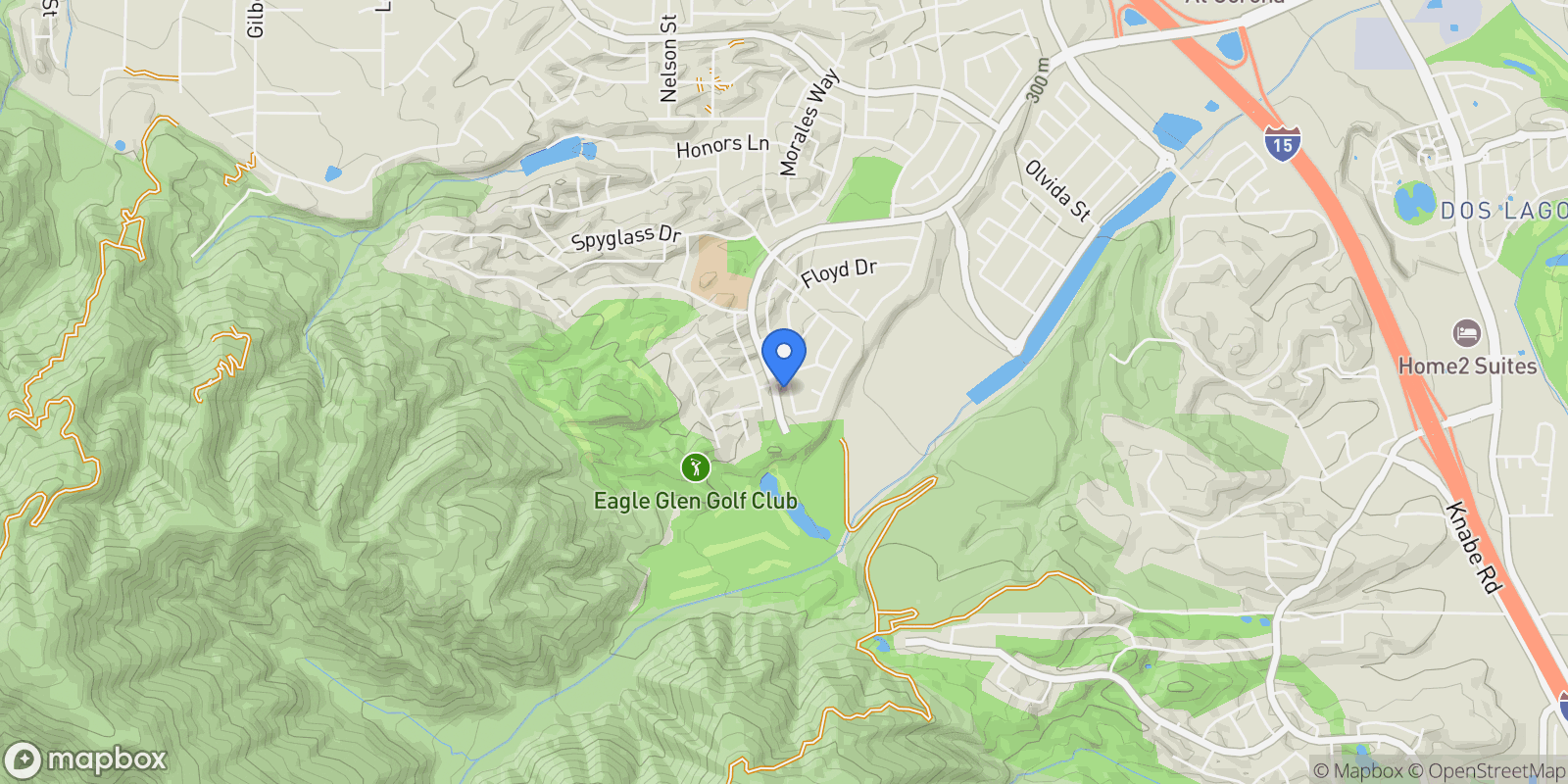 Map showing 4530 Garden City Lane, Corona, CA 92883, Corona, California, United States.
