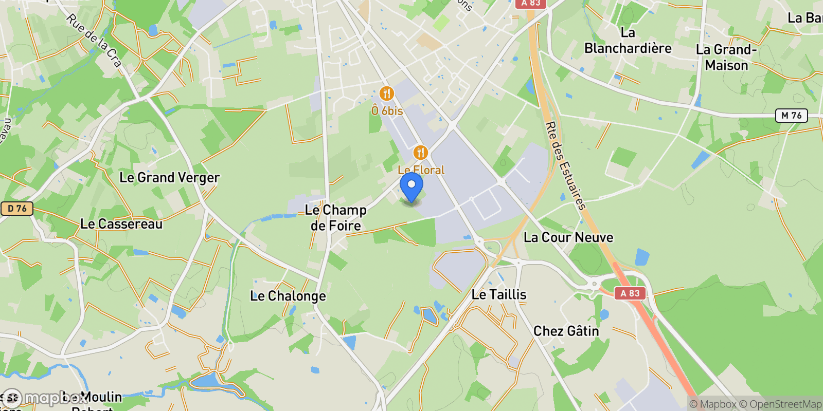Map showing Les Sorinières, Les Sorinières, Les Sorinières, Pays de la Loire, France.