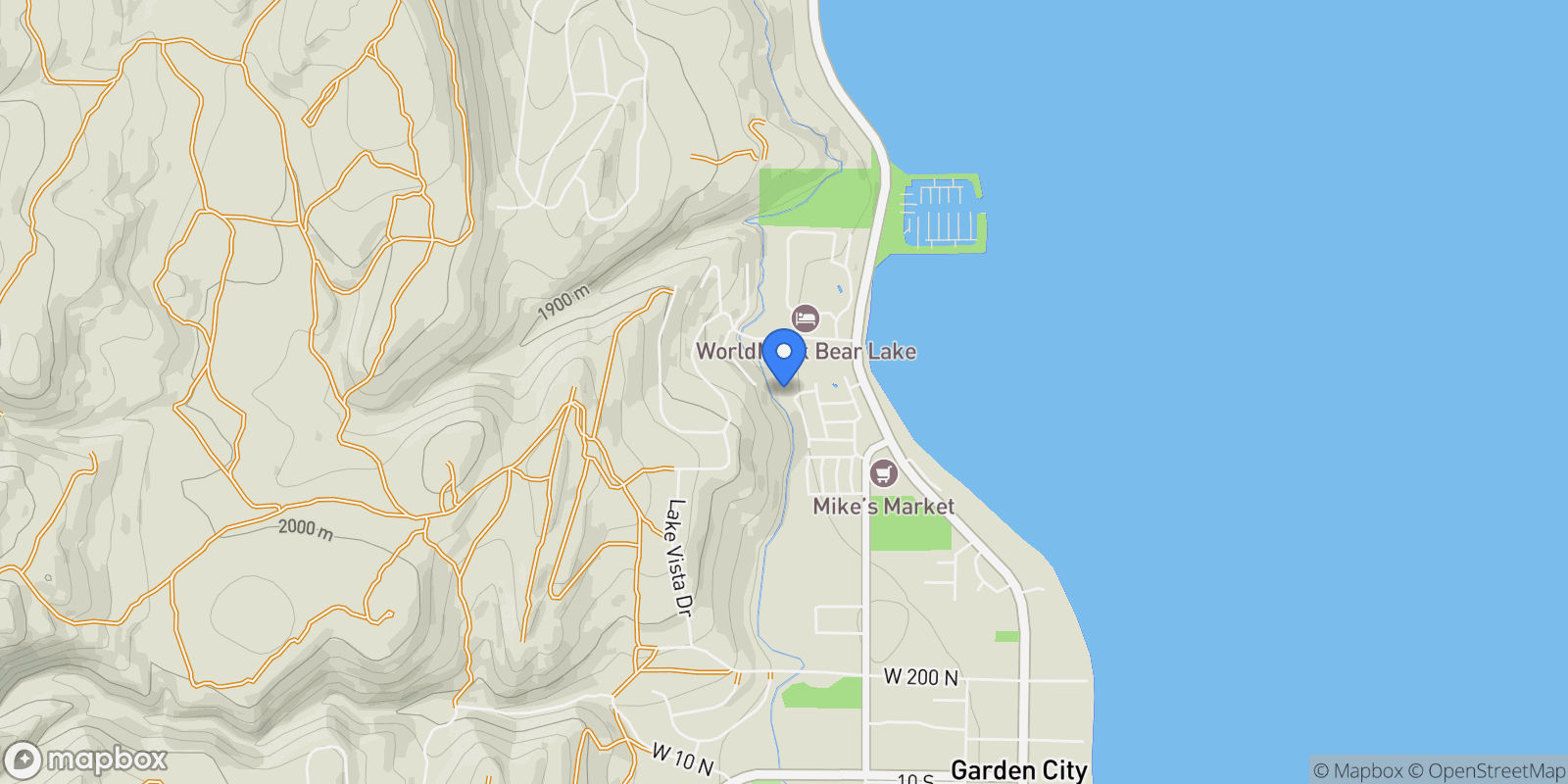 Map showing 705 N LOCHWOOD VW, Garden, Utah, United States.