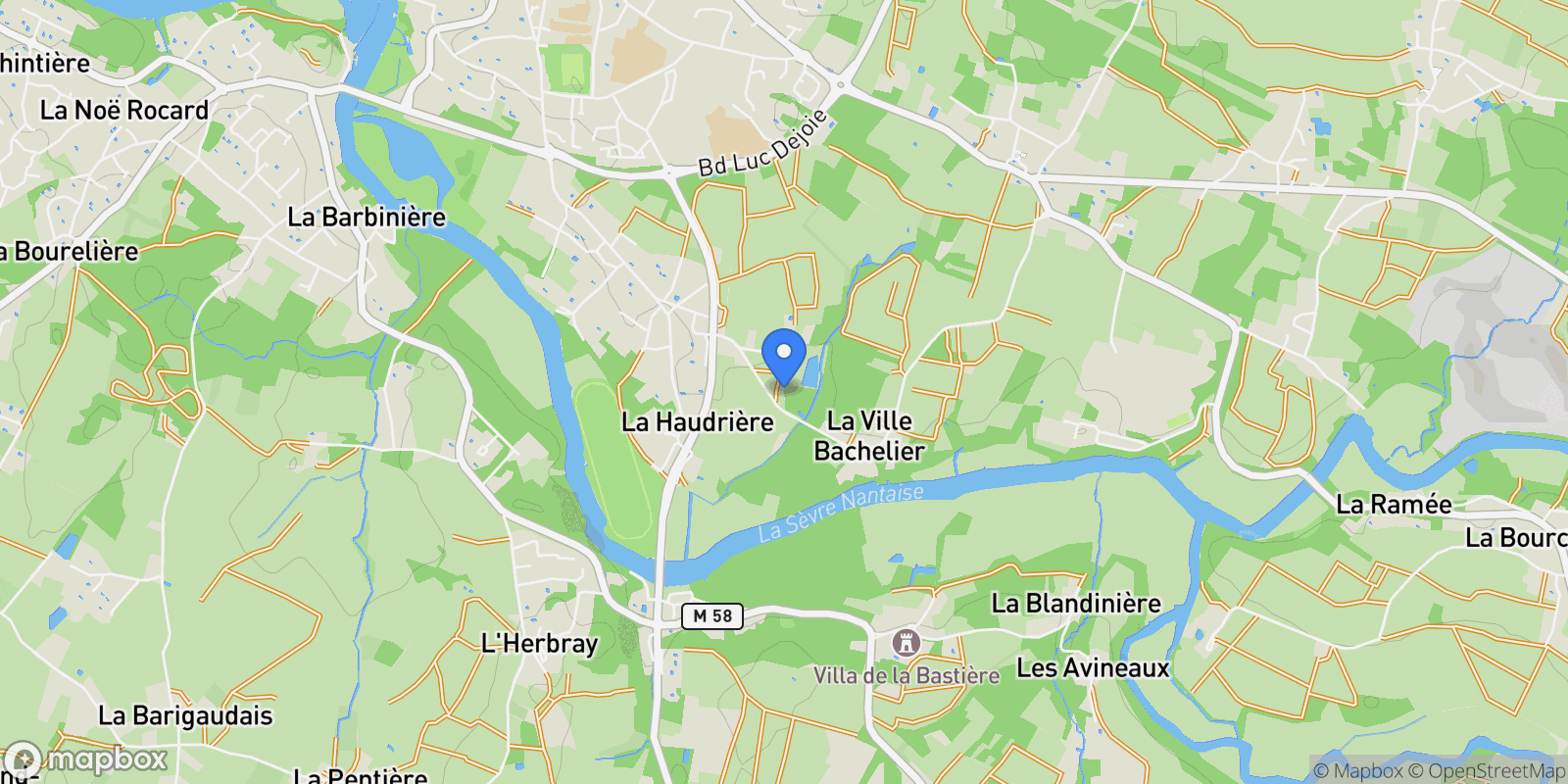 Map showing Vertou, Vertou, Vertou, Pays de la Loire, France.