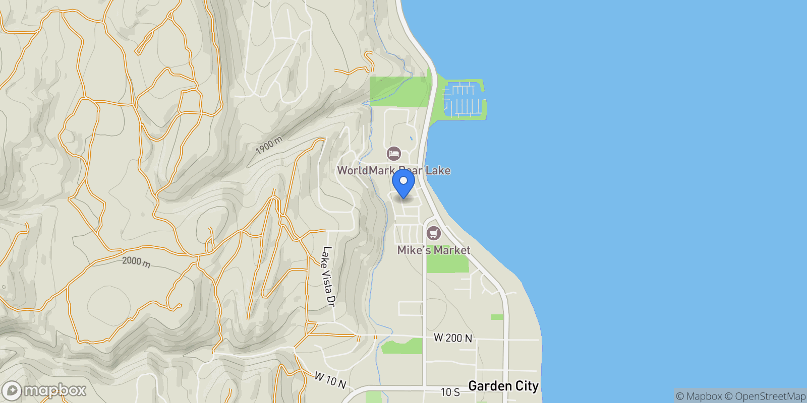 Map showing 670 N LAKE SIGHT DR, Garden, Utah, United States.