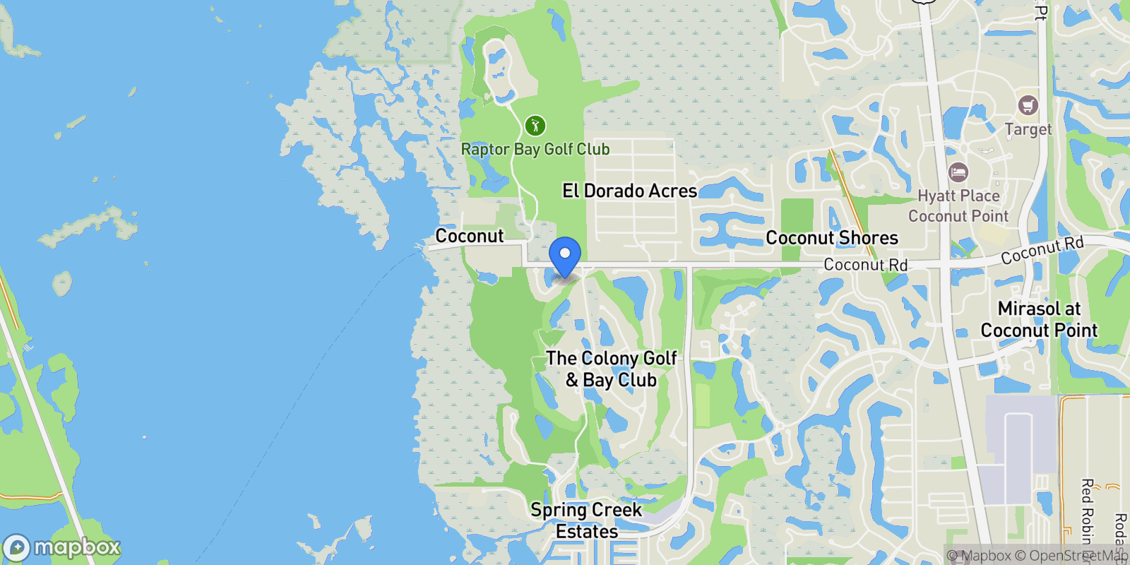 Map showing 4711 Via Del Corso Lane , 402, Bonita Springs, FL 34134, Bonita Springs, Florida, United States.