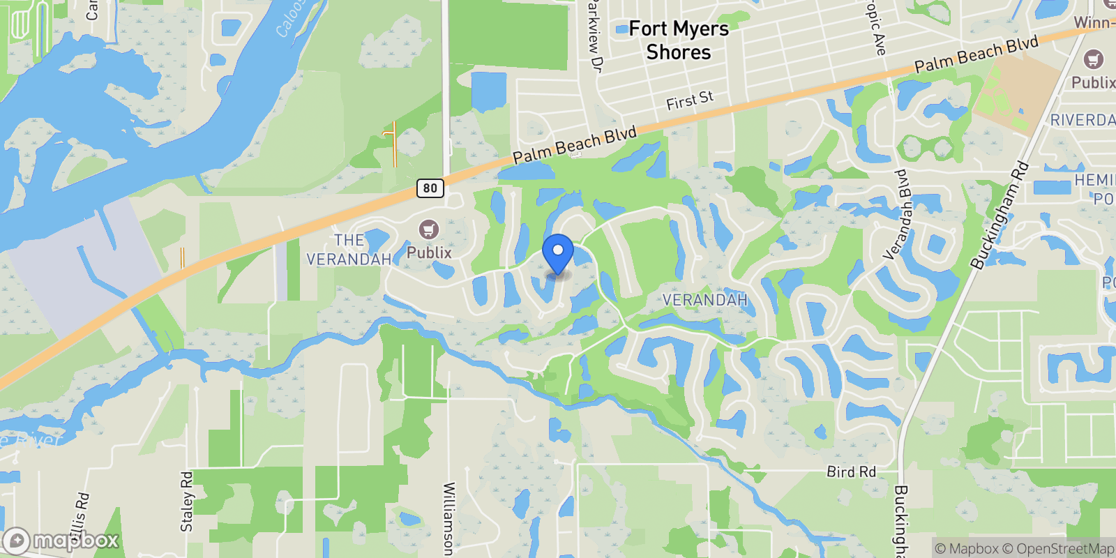 Map showing 3460 Cypress Marsh Drive, Fort Myers, FL 33905, Fort Myers, Florida, United States.