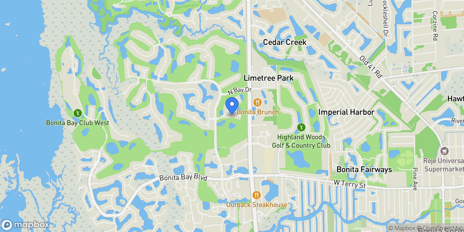 Map showing 3321 Glen Cairn Court , 102, Bonita Springs, FL 34134, Bonita Springs, Florida, United States.