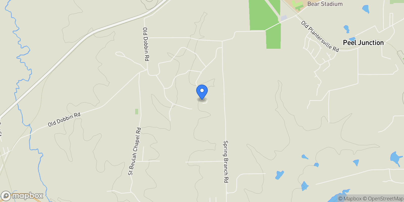 Map showing 2250 Spring Branch Road, Montgomery, TX 77316, Montgomery, Texas, United States.
