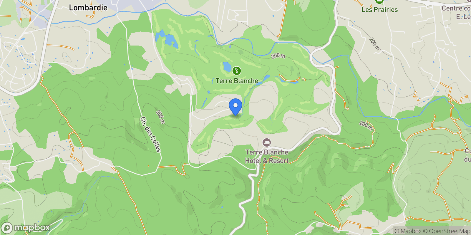 Map showing Tourrettes, Provence-Alpes-Côte d'Azur, France.