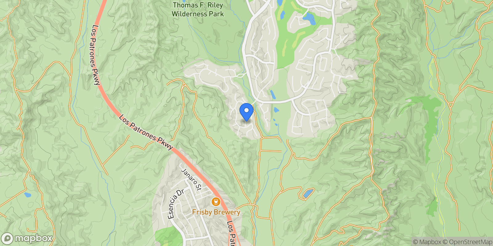 Map showing 18 Bent Oak, Trabuco Canyon, California, United States.