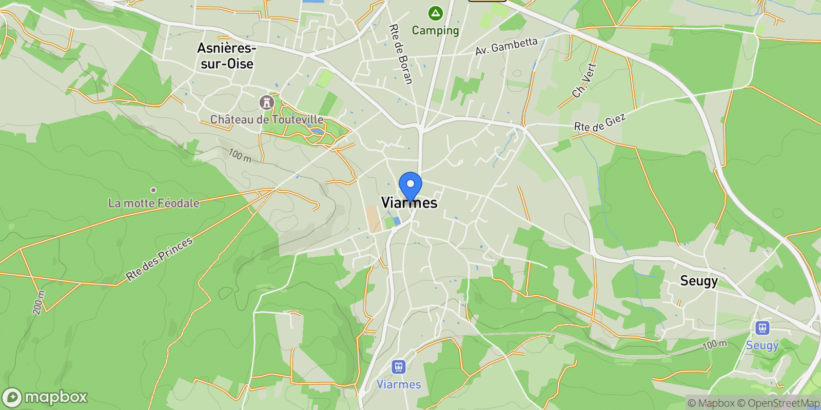 Map showing Viarmes, Viarmes, Viarmes, Île-de-France, France.