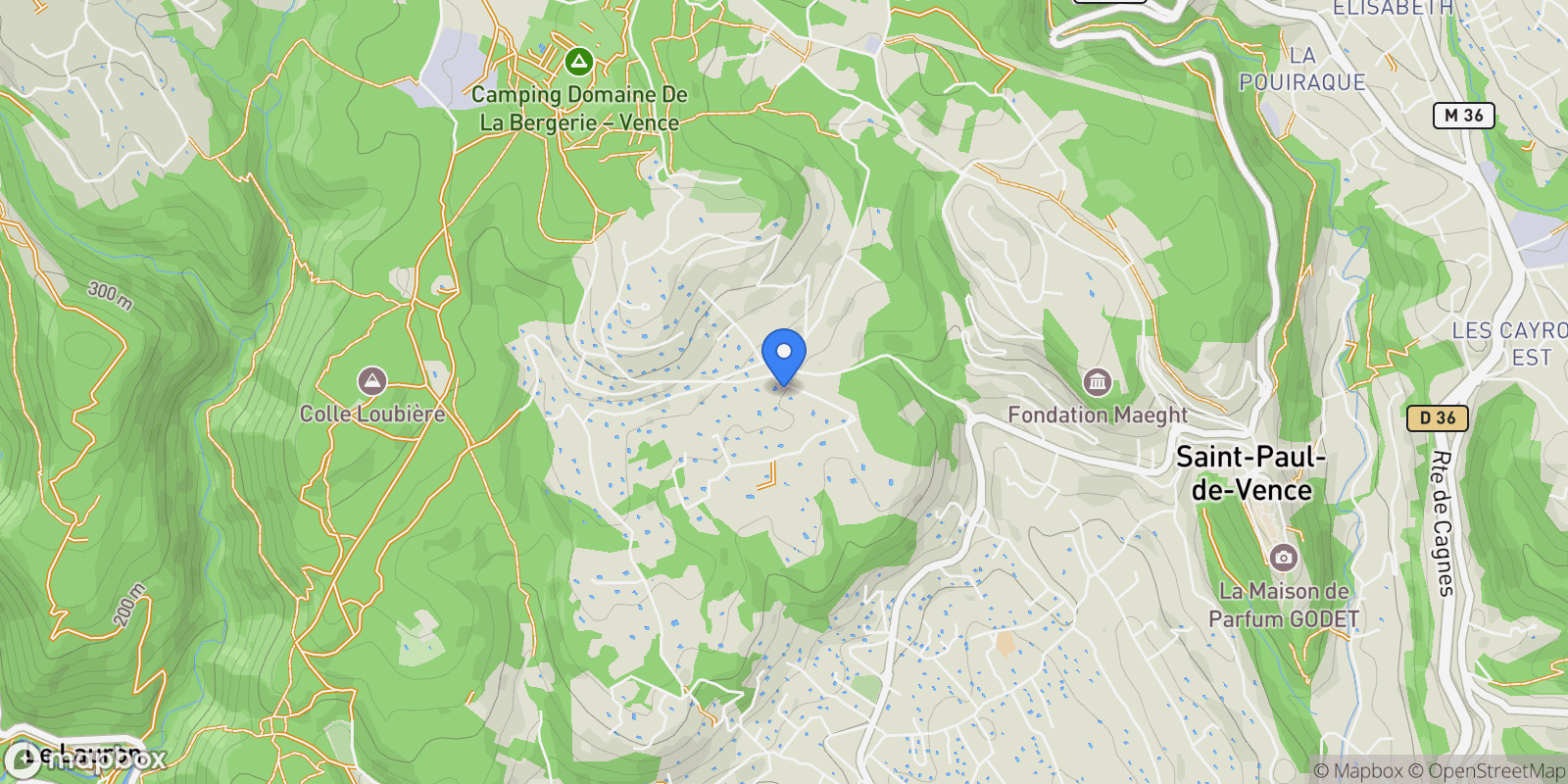 Map showing La Colle-sur-Loup, Provence-Alpes-Côte d'Azur, France.