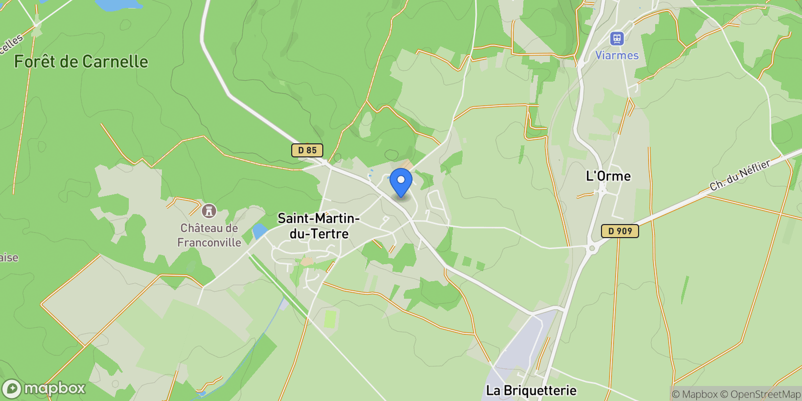 Map showing Saint-Martin-du-Tertre, Saint-Martin-du-Tertre, Saint-Martin-du-Tertre, Île-de-France, France.