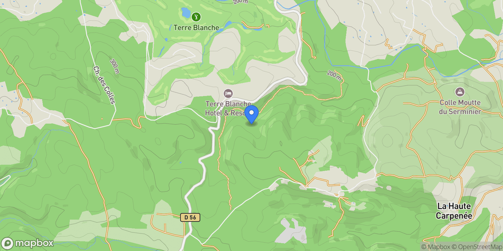 Map showing Tourrettes, Provence-Alpes-Côte d'Azur, France.
