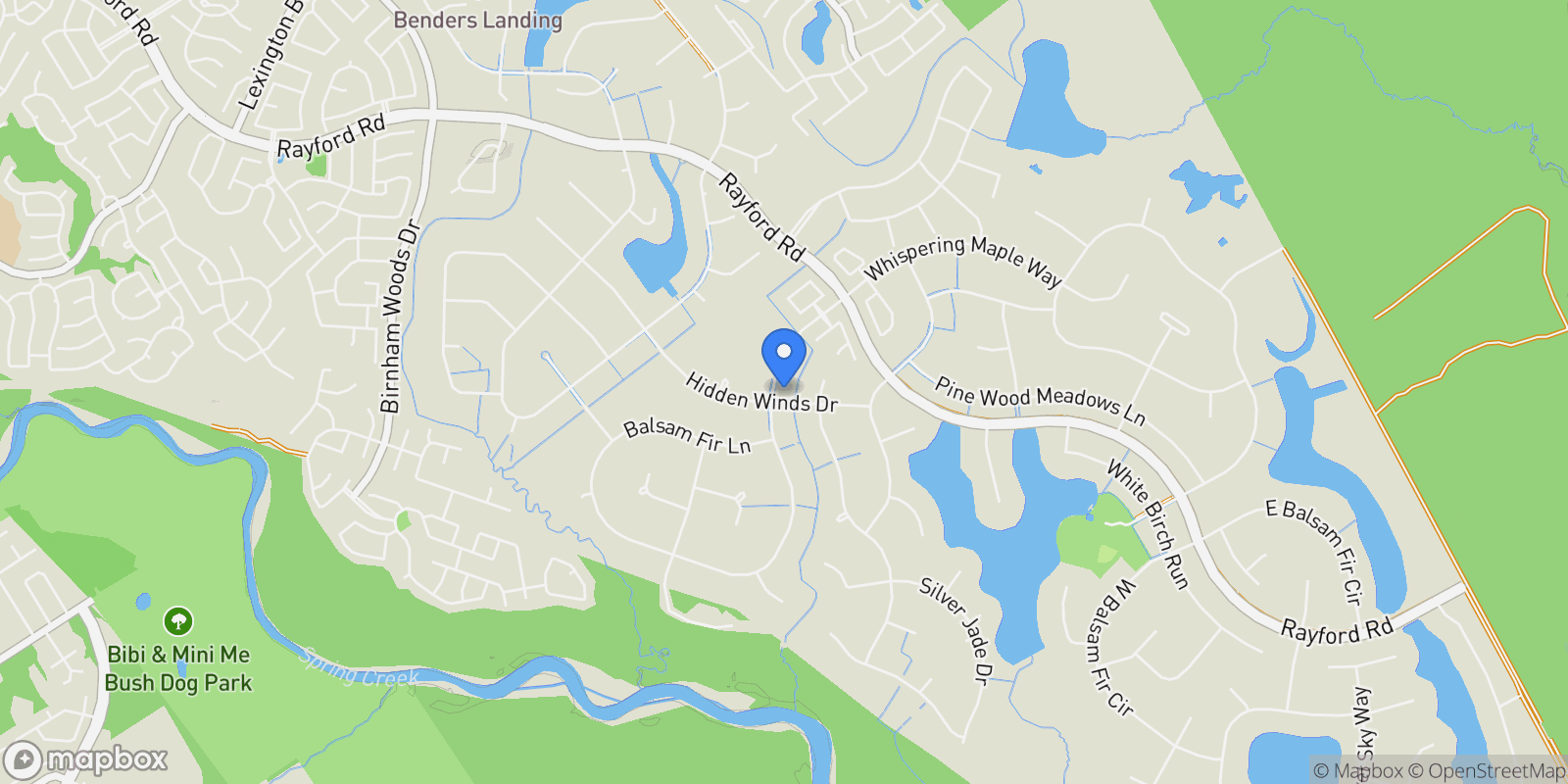 Map showing 27502 Whispering Maple Way, Spring, TX 77386, Spring, Texas, United States.