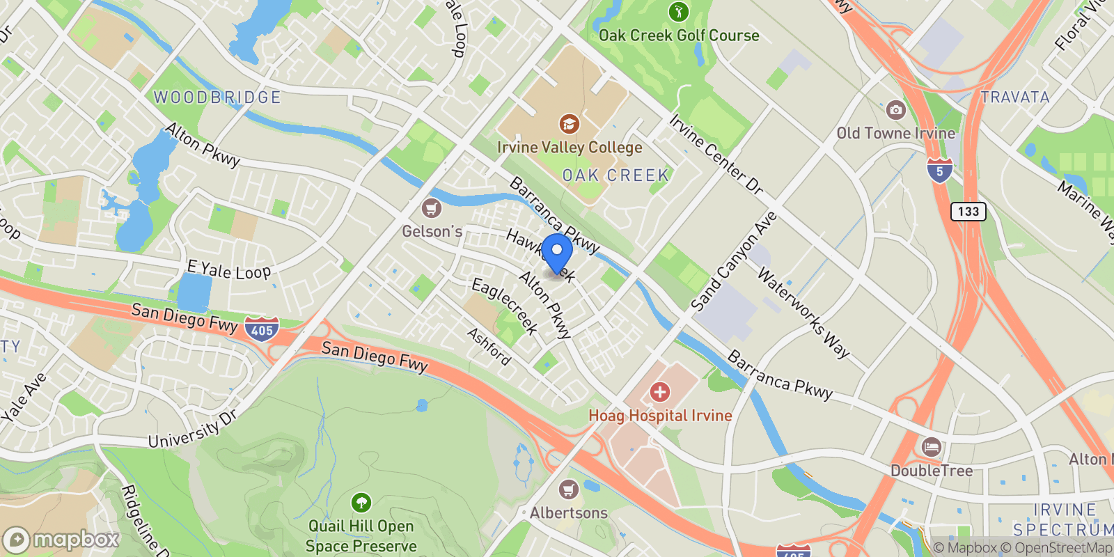 Map showing 26 Seton, Irvine, California, United States.