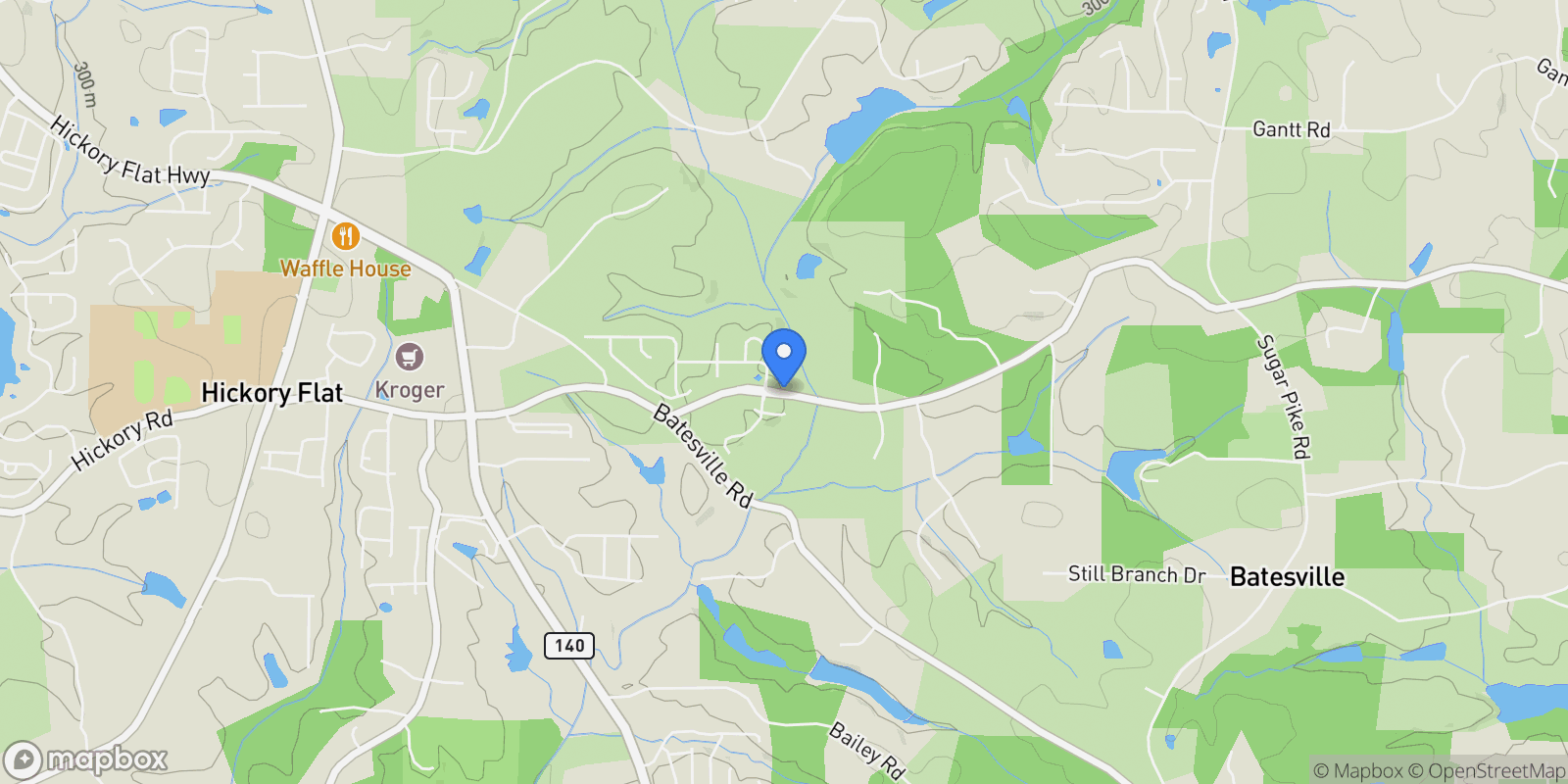 Map showing 555 Lower Birmingham Road, Canton, GA 30115, Canton, Georgia, United States.