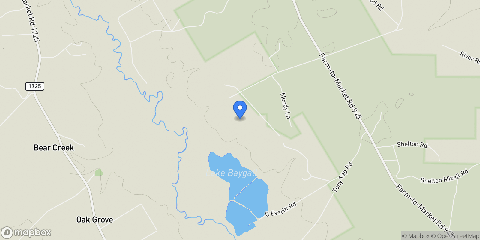 Map showing 260 S Moody Lane, Cleveland, TX 77328, Cleveland, Texas, United States.
