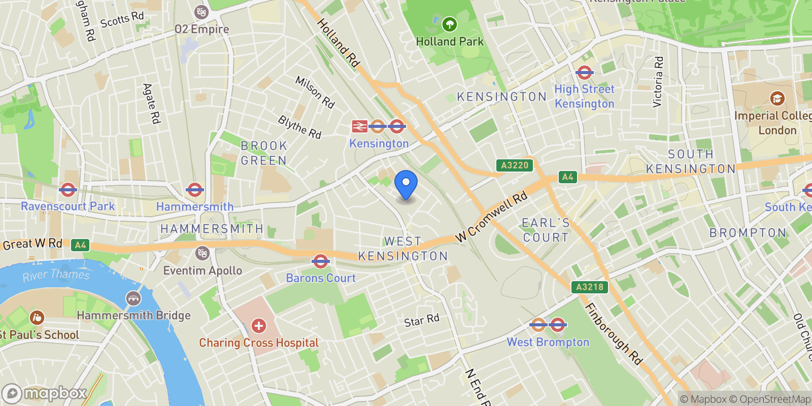 Map showing 9 Warwick Lane, London, England, United Kingdom.